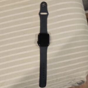 Apple Smartwatch with Dark Blue Band